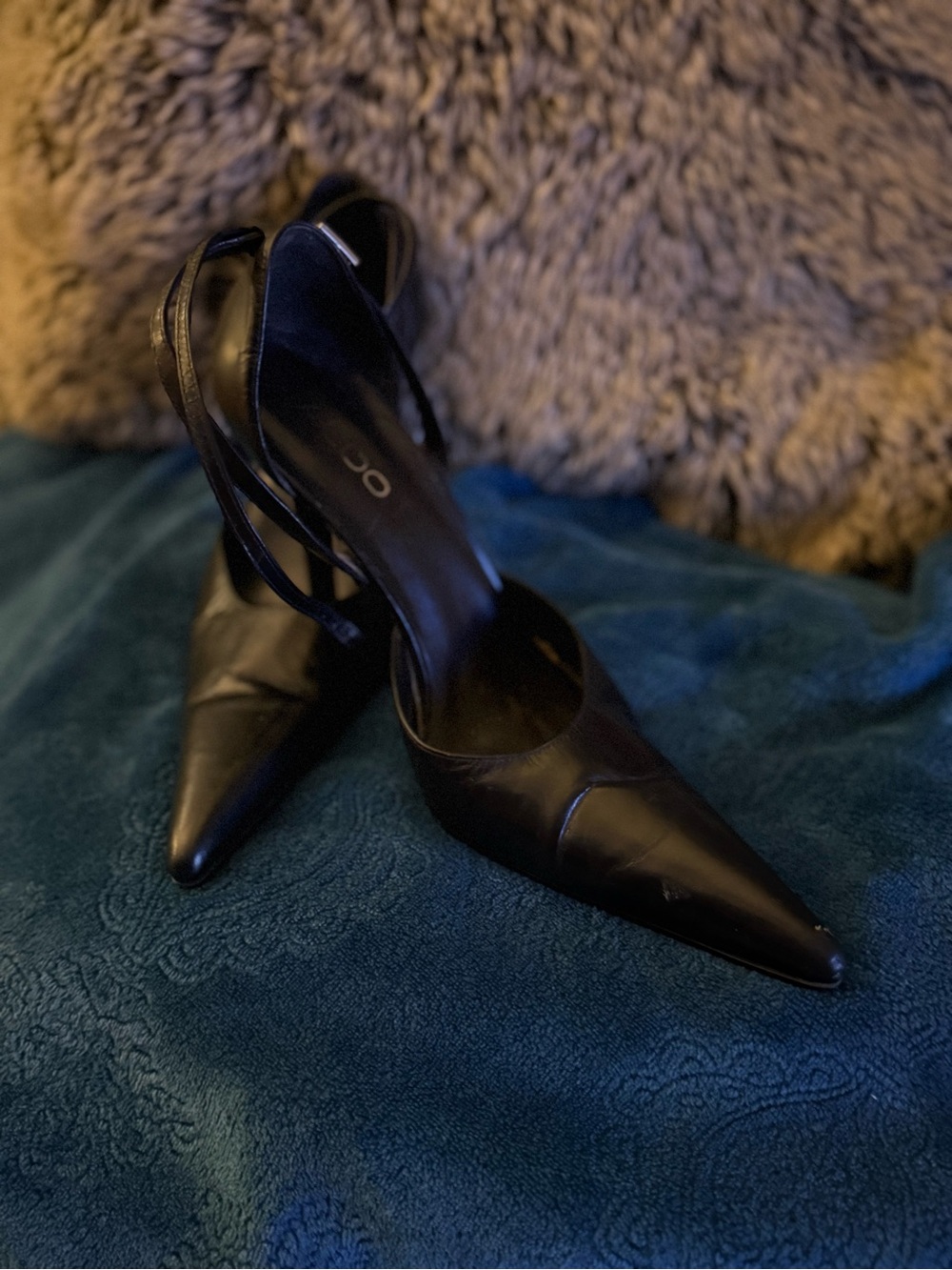 ALDO Black Pointed-Toe Strappy Women’s Heels